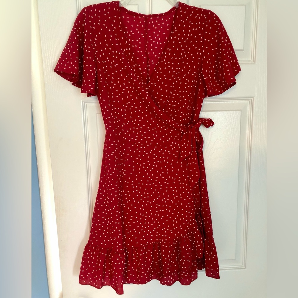 Red Wrap Dress